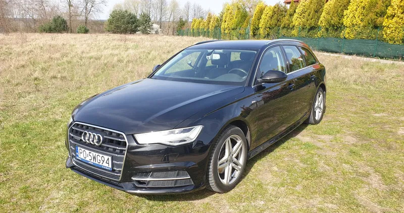 mazowieckie Audi A6 cena 99900 przebieg: 175000, rok produkcji 2018 z Poznań